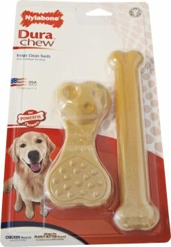 NylaBone Dura Chew Wave Kip & Bot Peanutbutter L