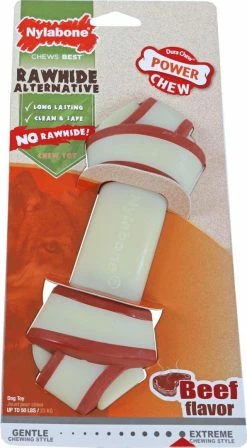 NylaBone Dura Chew Rawhide Alternative Beef L