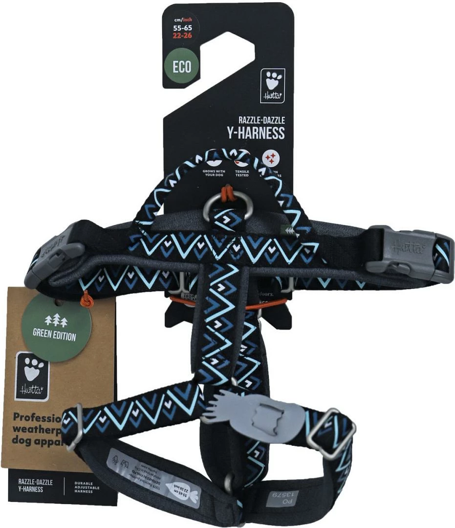 Hurtta Y-harnas Razzle Dazzle Blackberry - Afbeelding 5
