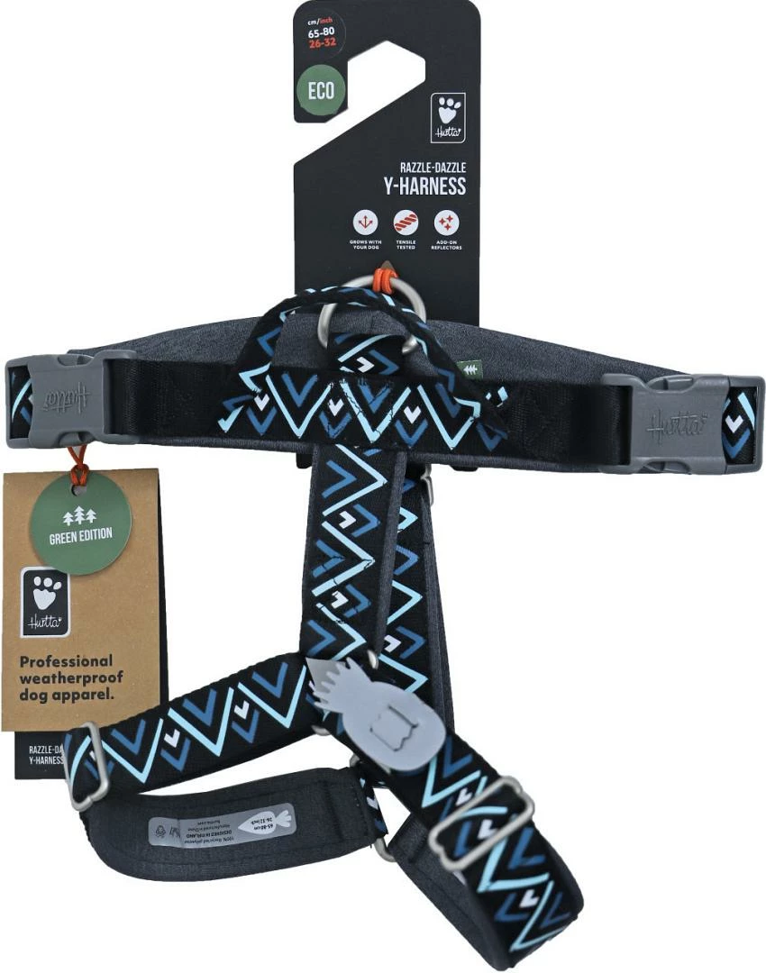 Hurtta Y-harnas Razzle Dazzle Blackberry - Afbeelding 6