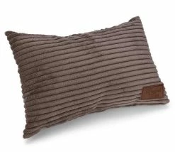 Designed By Lotte Hoofdkussen Ribbed Bruin