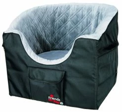 TRIXIE Autozitje Zwart/grijs