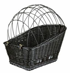 TRIXIE Fietsmand Met Rooster Voor Bagagedrager Zwart