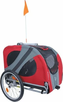 DoggyRide Hondenfietskar Novel 20 Cabin Rood/Grijs