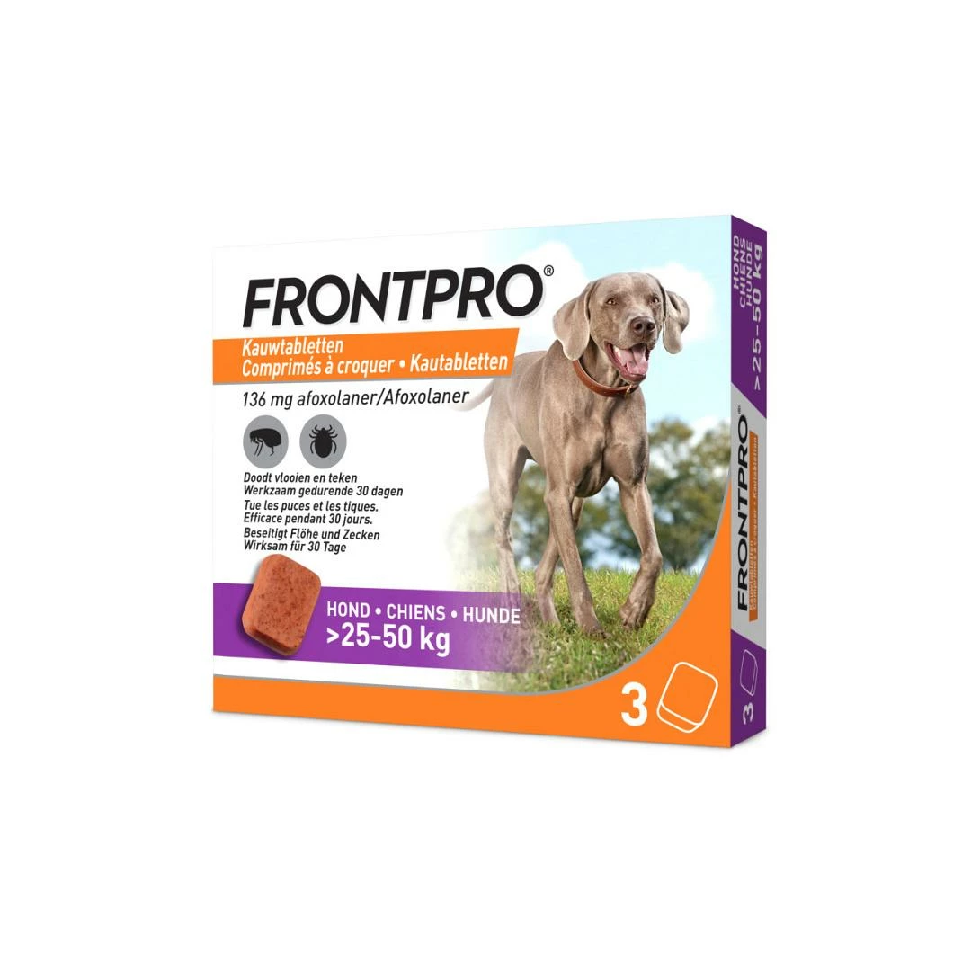 FRONTPRO Kauwtabletten Hond XL 3 St