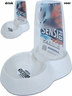 Moderna Drink-/voersilo Sensi Flo 1.5 Ltr Soft Wit