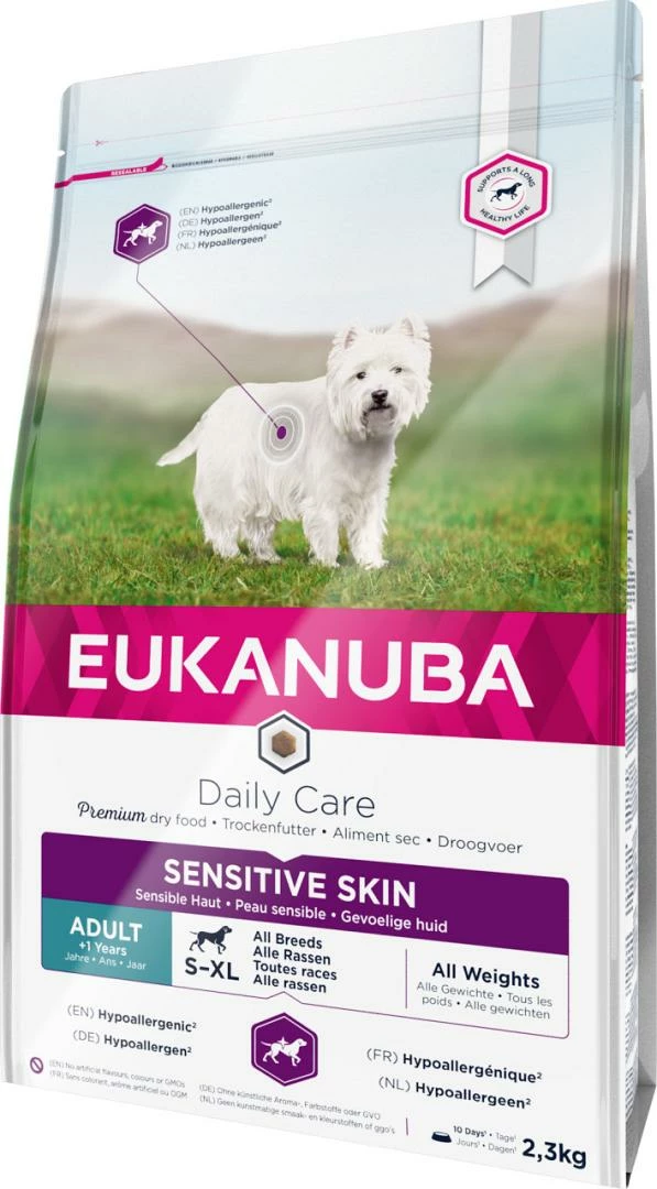 Eukanuba Daily Care Sensitive Skin Adult 2,3 Kg - Afbeelding 2