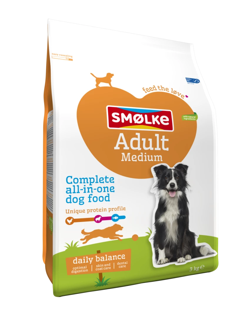 Smølke Hondenvoer Adult Medium 3 Kg