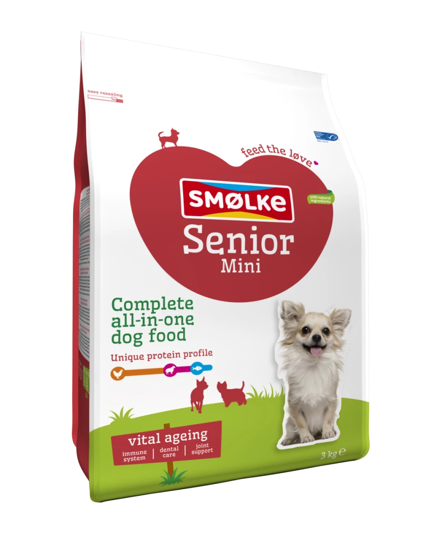 Smølke Hondenvoer Senior Mini 3 Kg
