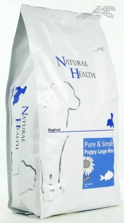 Natural Health Hondenvoer Puppy Fish & Rice Large Bite 2,5 Kg