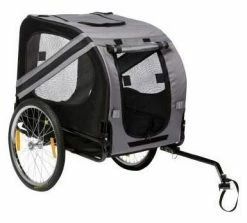 Hondenfietskar Doggy Liner Juliette Grijs/zwart