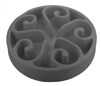 Eat Slow Live Longer Voerbak Original Grey - Afbeelding 2