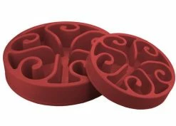 Eat Slow Live Longer Voerbak Original Red