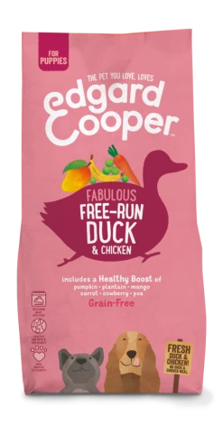 Edgard & Cooper Hondenvoer Puppy Eend En -kip 12 Kg