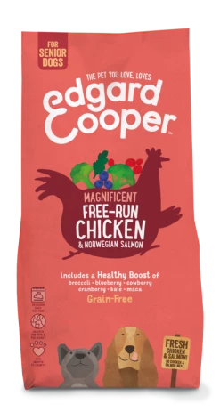 Edgard & Cooper Hondenvoer Senior Kip En Zalm 12 Kg