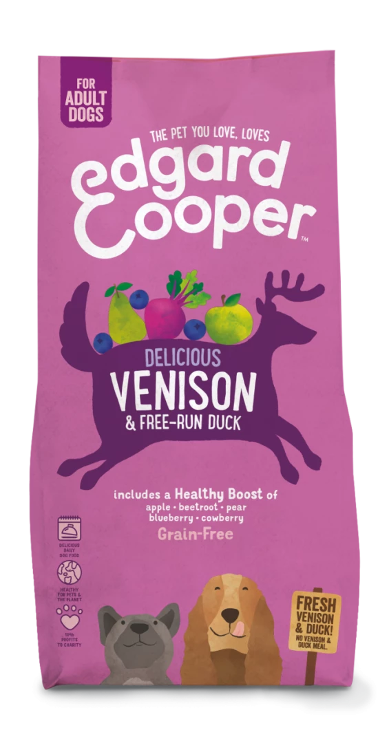 Edgard & Cooper Hondenvoer Adult Hert En Eend 7 Kg