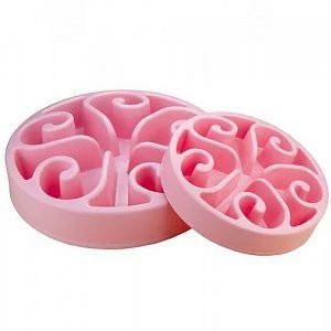 Eat Slow Live Longer Voerbak Original Pink