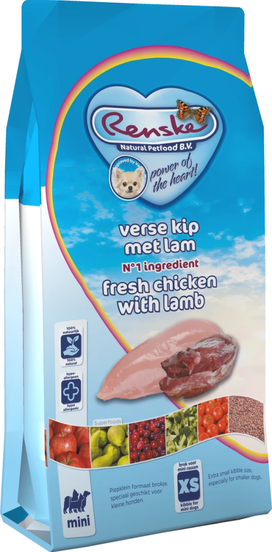 Renske Hondenvoer Super Premium Mini Kip & Lam 2 Kg